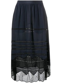 Joslin Lace Navy Skirt