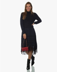 Joslin Lace Navy Skirt