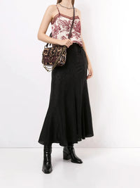 Jumpy Pytho Black Skirt