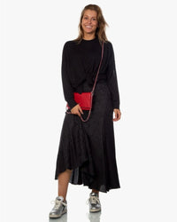 Jumpy Pytho Black Skirt