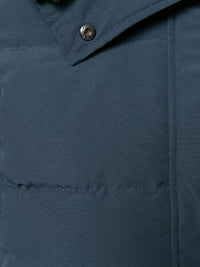 Logo Patch Navy Parka Jacket