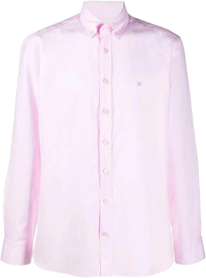 Button-Down Logo White Shirt