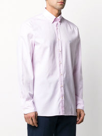 Button-Down Logo White Shirt