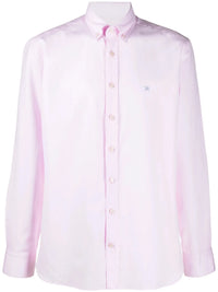 Button-Down Logo White Shirt