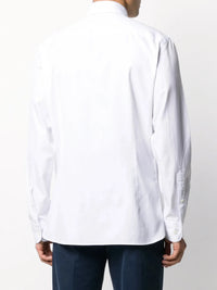Button-Down Logo White Shirt