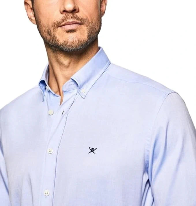 Button-Down Logo White Shirt