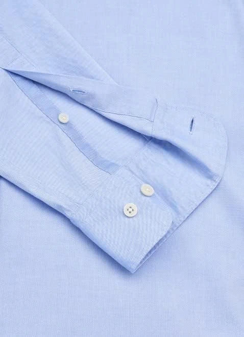 Button-Down Logo White Shirt