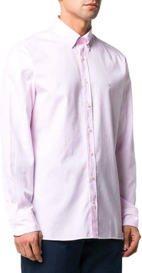 Button-Down Logo White Shirt