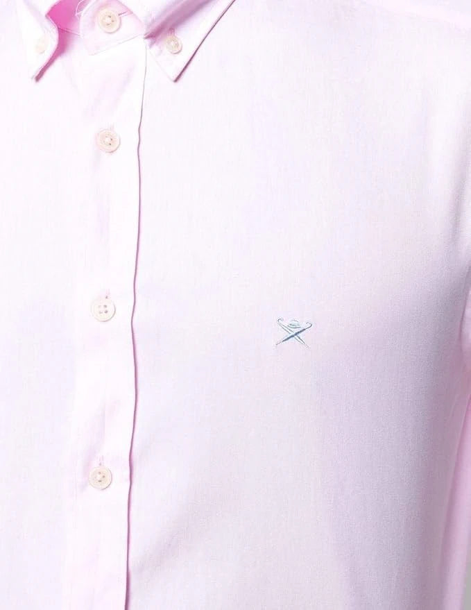 Button-Down Logo White Shirt