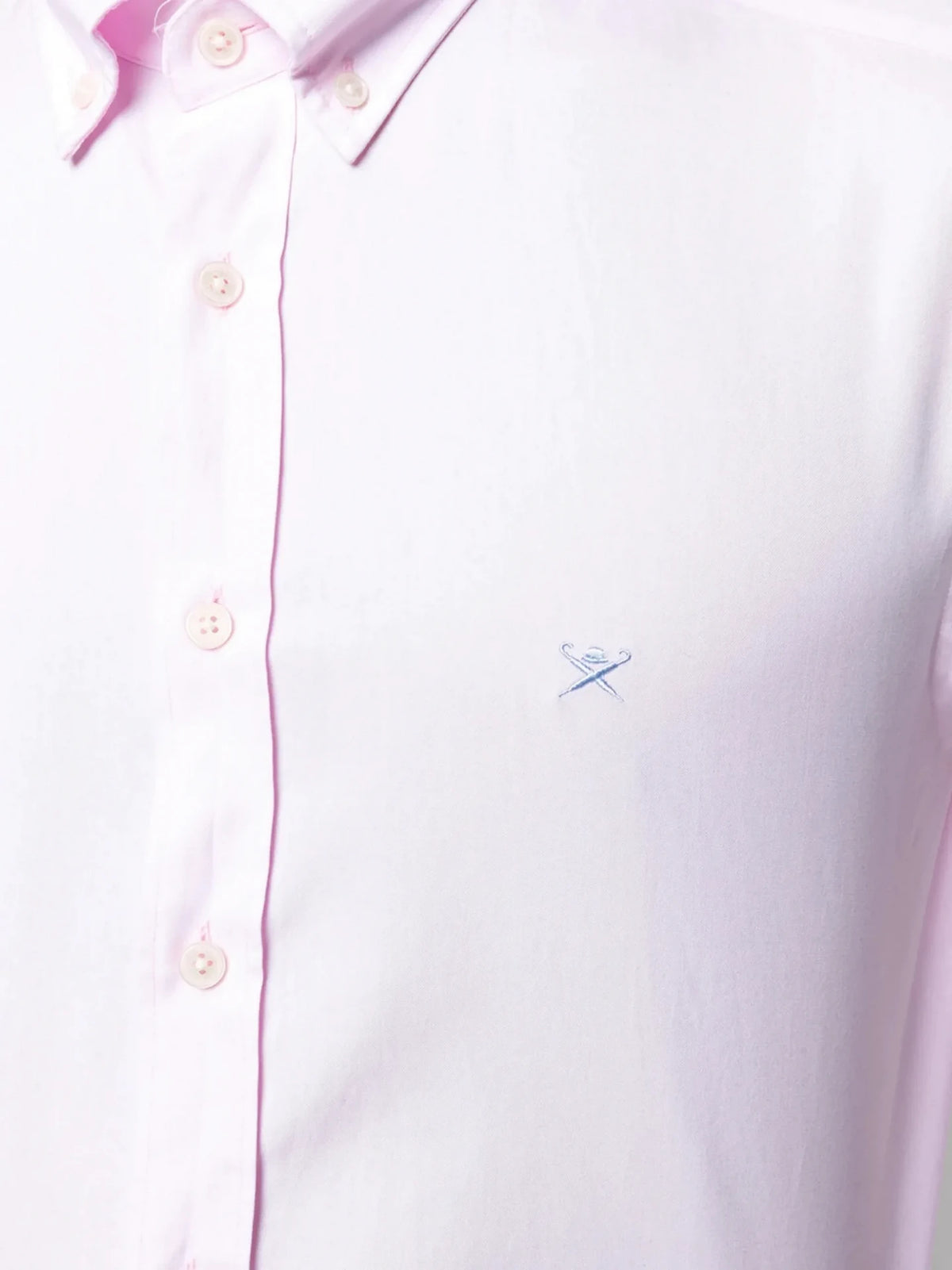 Button-Down Logo White Shirt