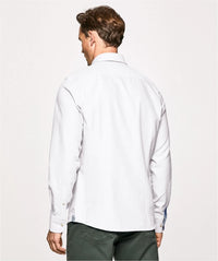 Slim Fit Melange White Shirt