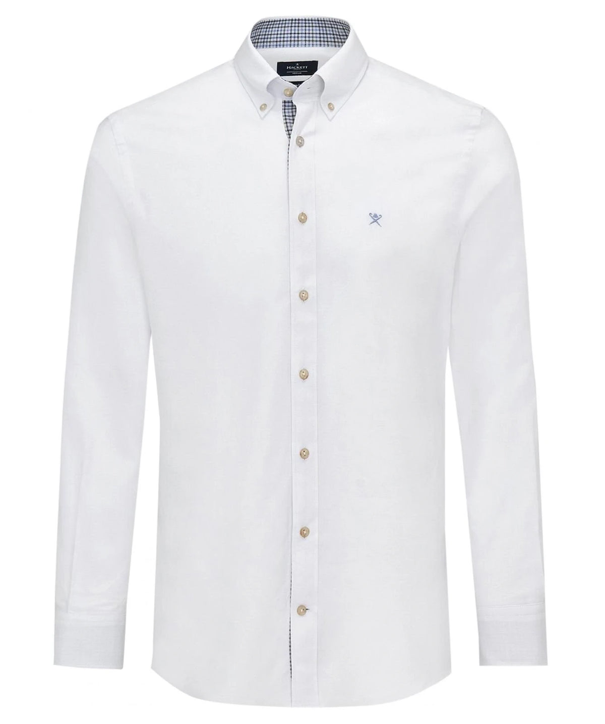 Slim Fit Melange White Shirt