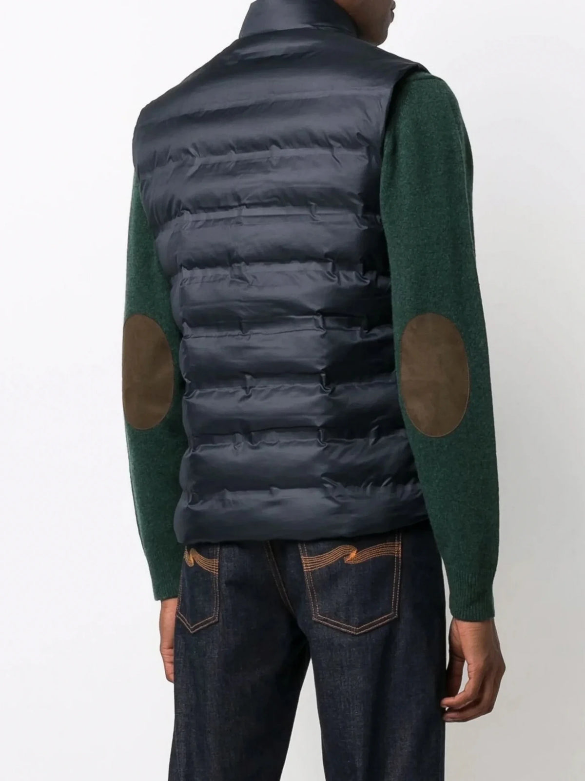 Logo-Patch Navy Blue Gilet