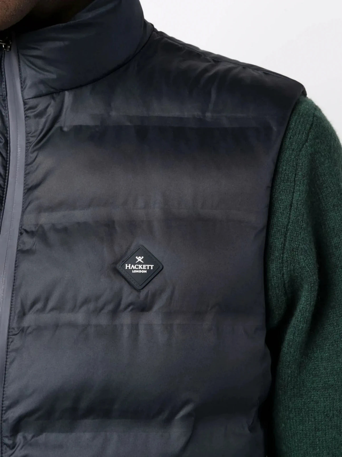 Logo-Patch Navy Blue Gilet