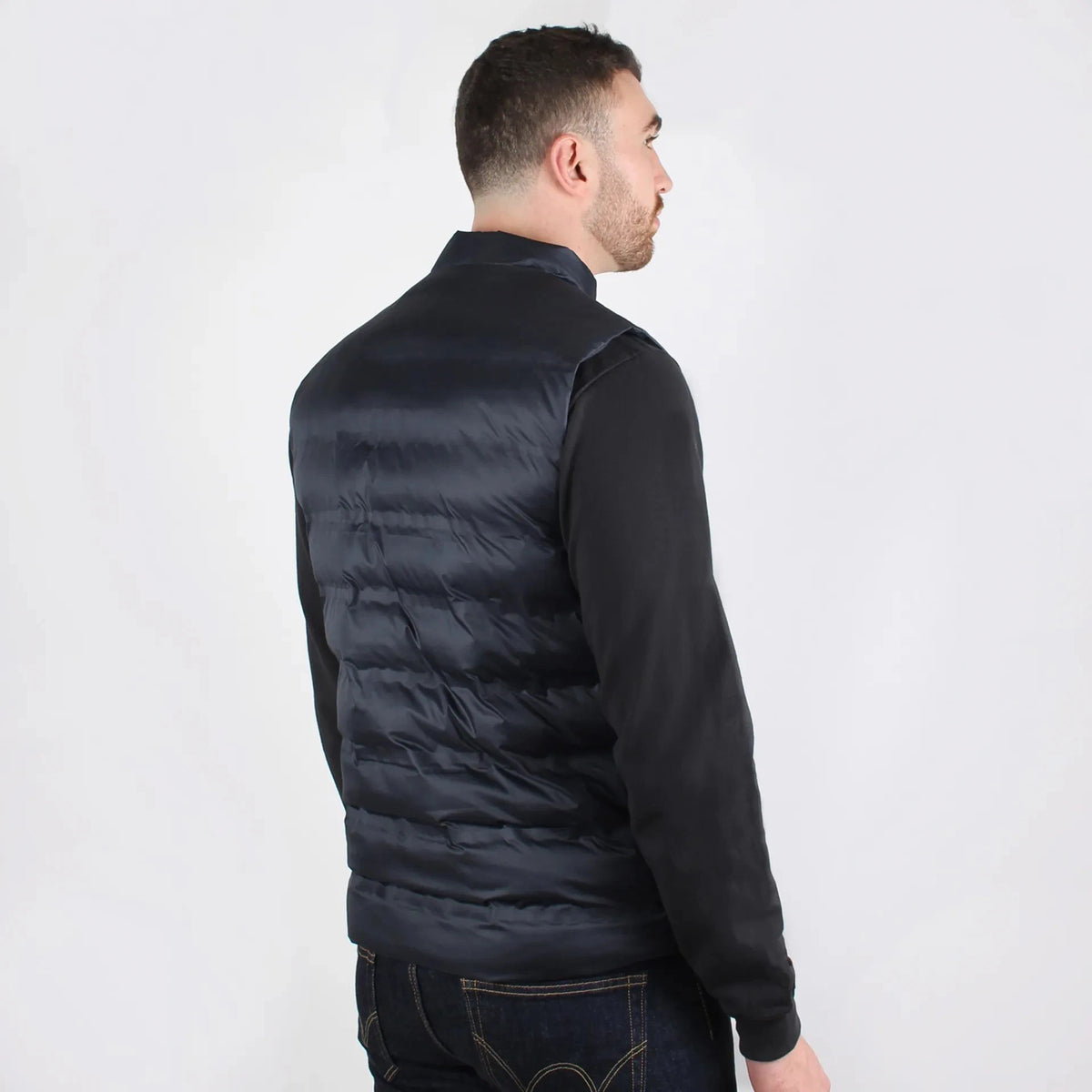 Logo-Patch Navy Blue Gilet