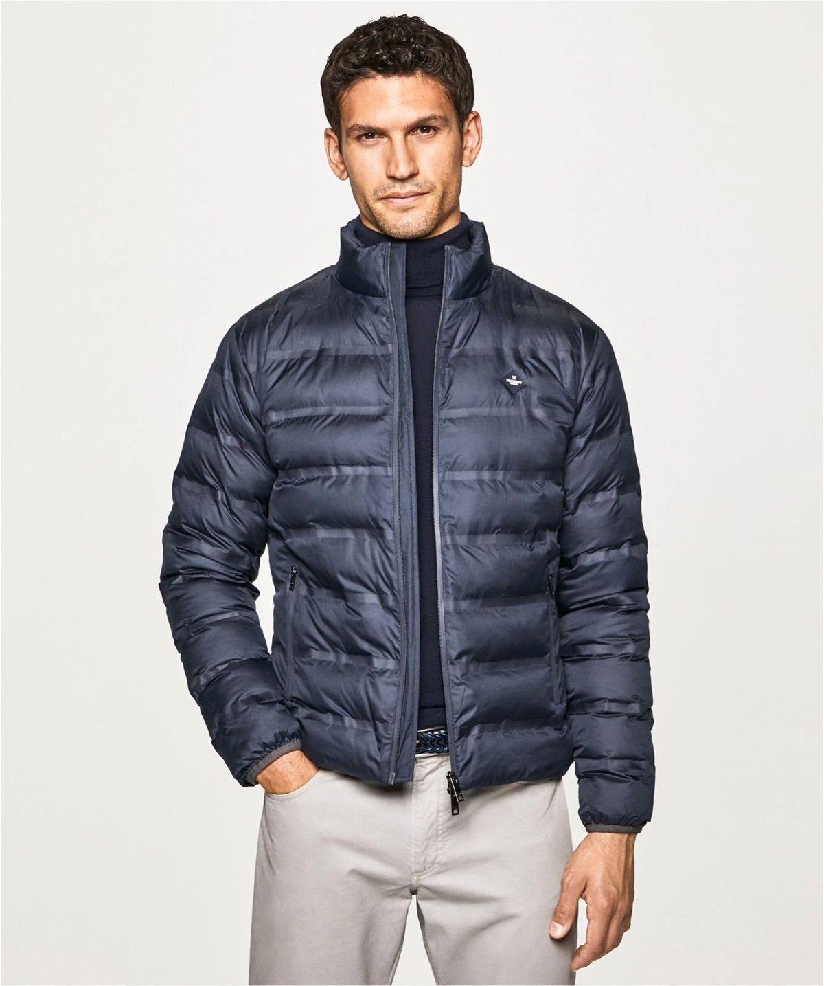 Lightweight Quilted Navy Jacket