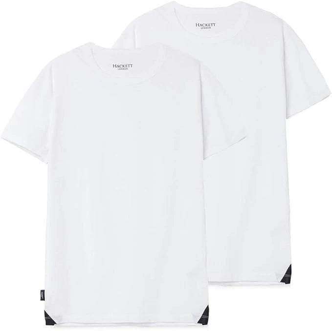 2PK Crew Neck White Underwear