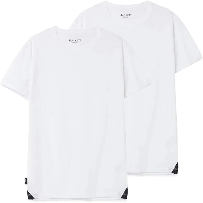 2PK Crew Neck White Underwear