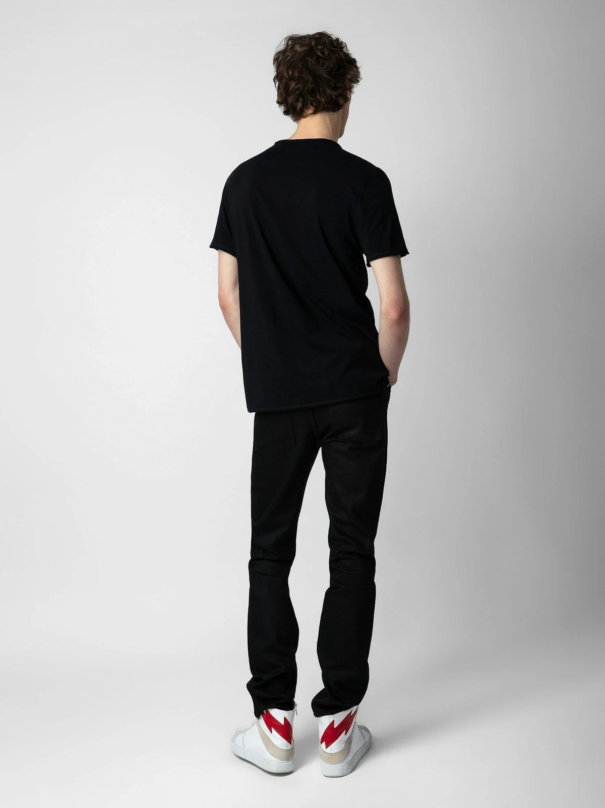 Henley Black T-Shirt