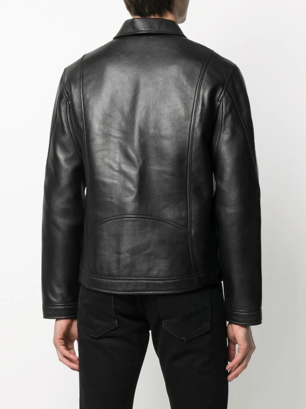 Bonded Leather Black Jacket