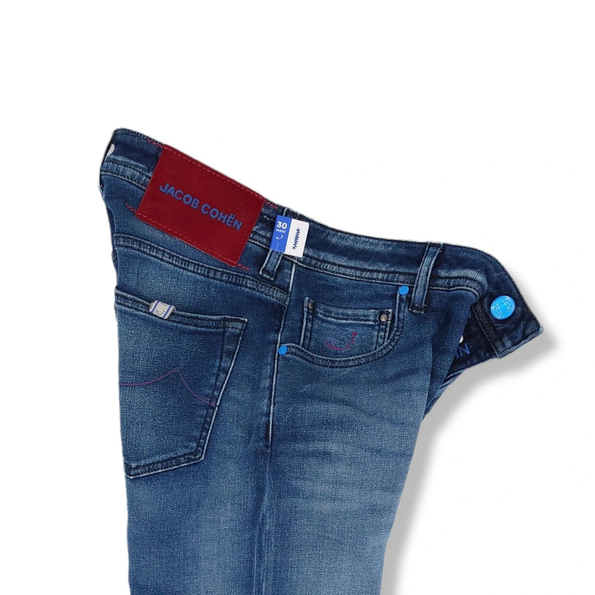 Nick Slim Blue Denim Trousers