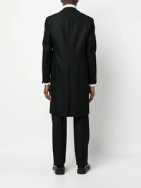 Wool Cashmere Black Coat
