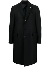 Wool Cashmere Black Coat