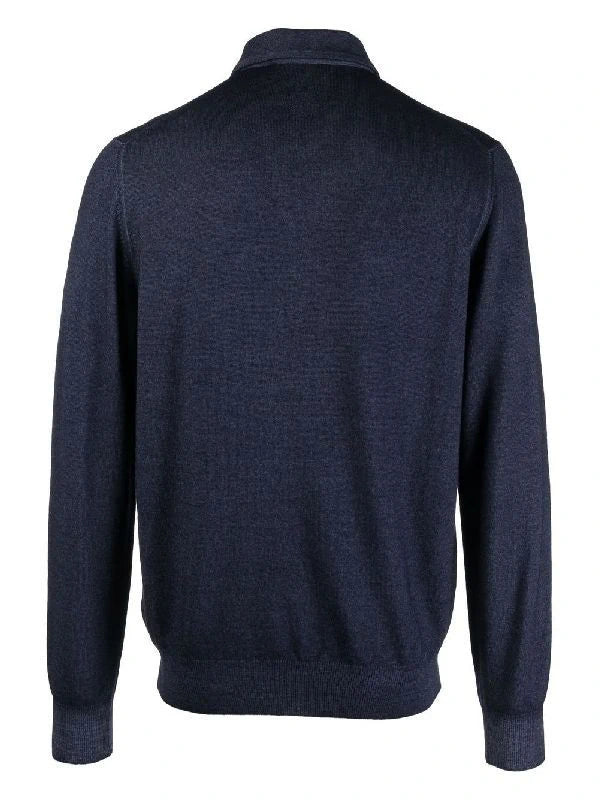 Lardini Blue Knitted Polo