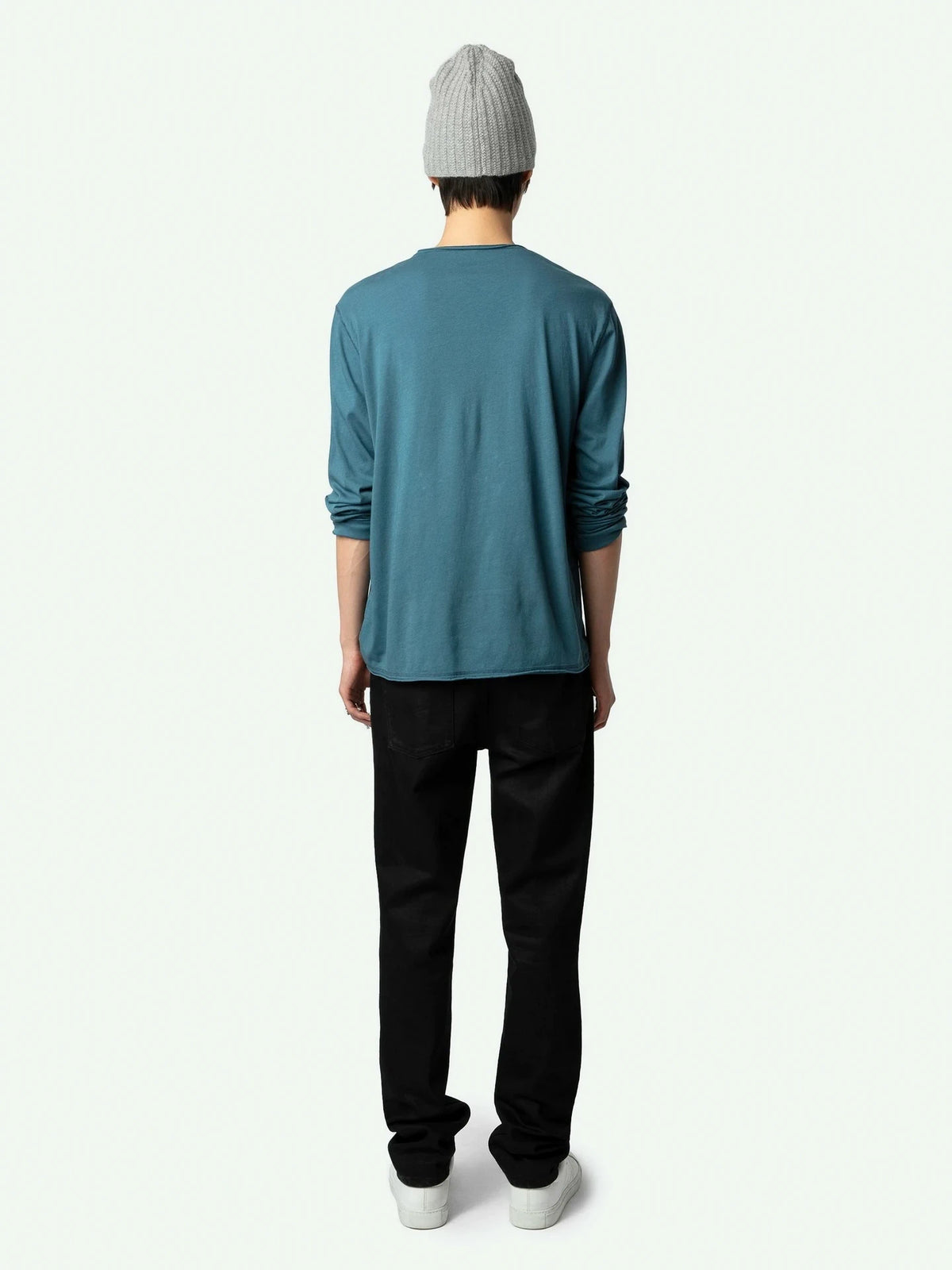 Monastir Henley Grey T-shirt