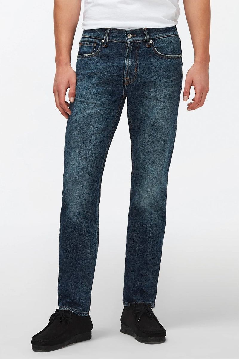 Luxe Performance Navy Blue Jeans