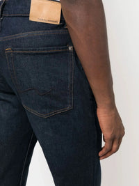 The Straight Navy Blue Jeans