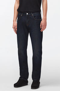 The Straight Navy Blue Jeans