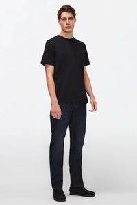 The Straight Navy Blue Jeans