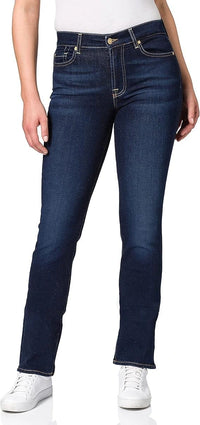 The Straight Blue Jeans