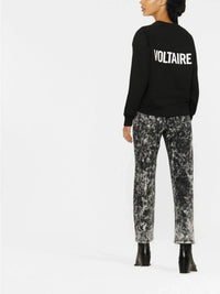 Logo-Print Black Sweatshirt