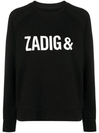 Logo-Print Black Sweatshirt