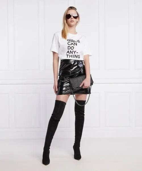 Bella Perm White T-Shirt