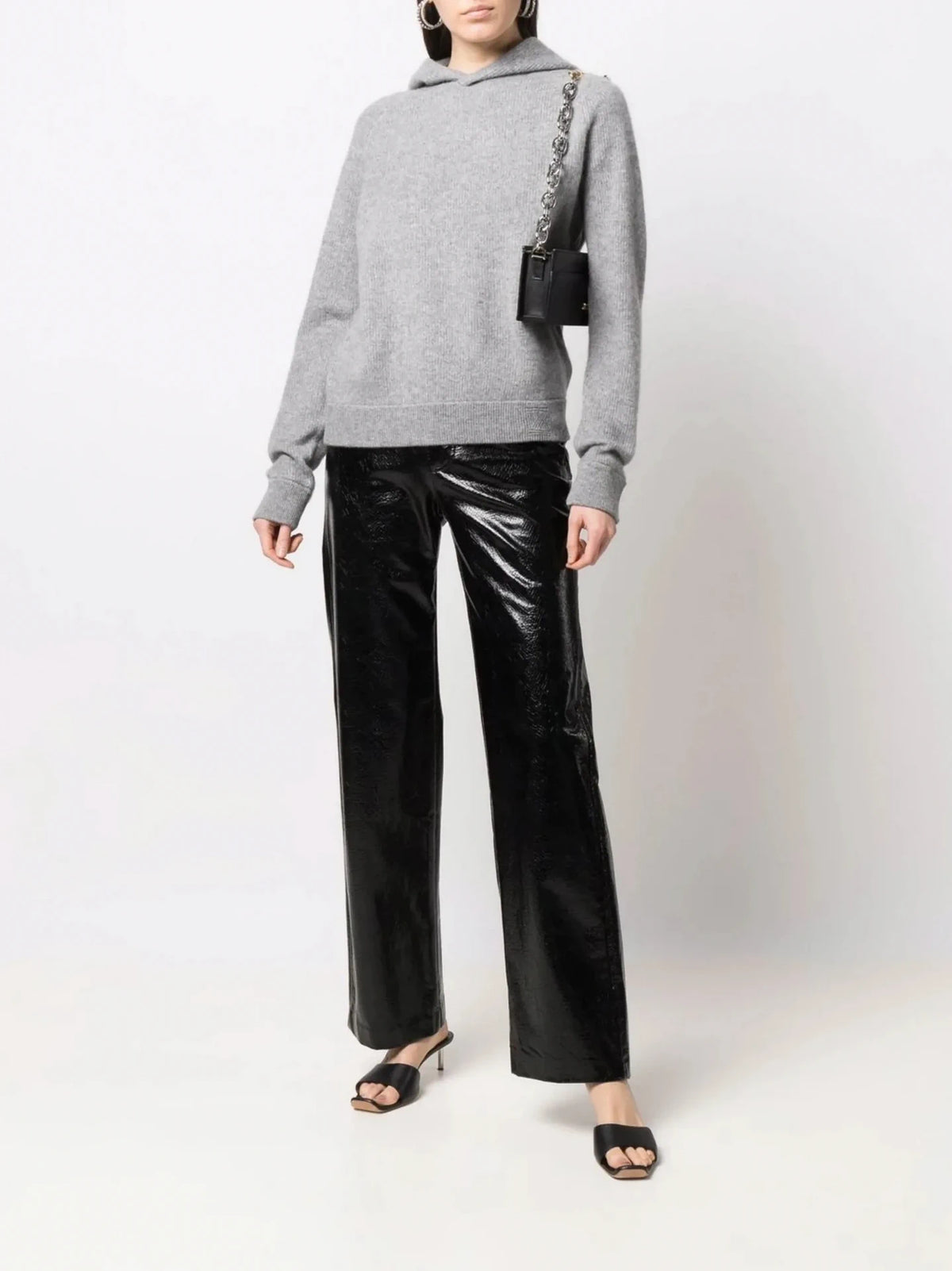 Moony Grey Hooded Sweater