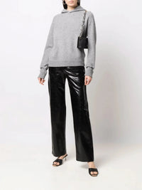 Moony Grey Hooded Sweater