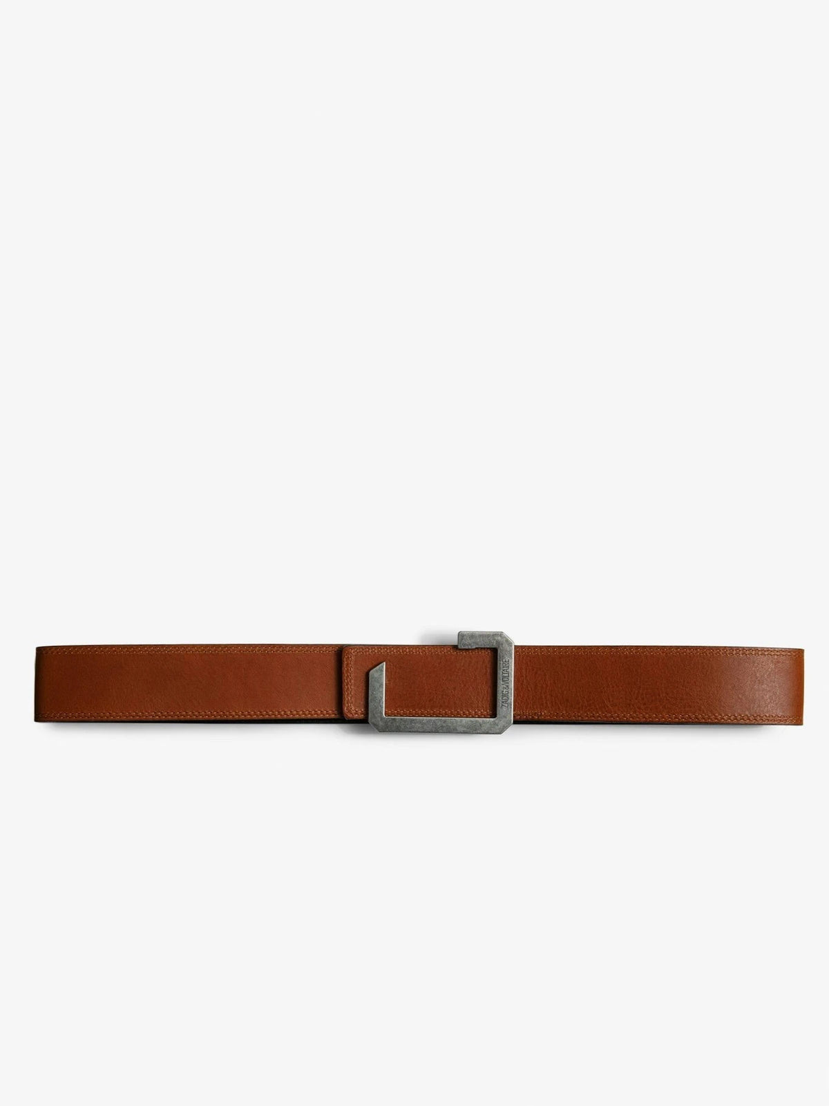 Reversible Brown Leather Belt