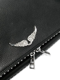 Studded Black Crossbody Bag