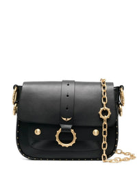 Kate Stud-Detail Black Shoulder Bag