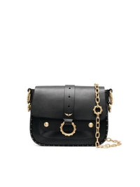 Kate Stud-Detail Black Shoulder Bag