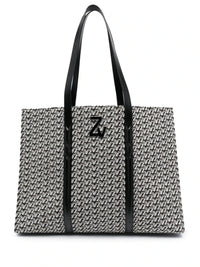Zadig&Voltaire Black Monogram Tote