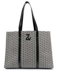 Zadig&Voltaire Black Monogram Tote