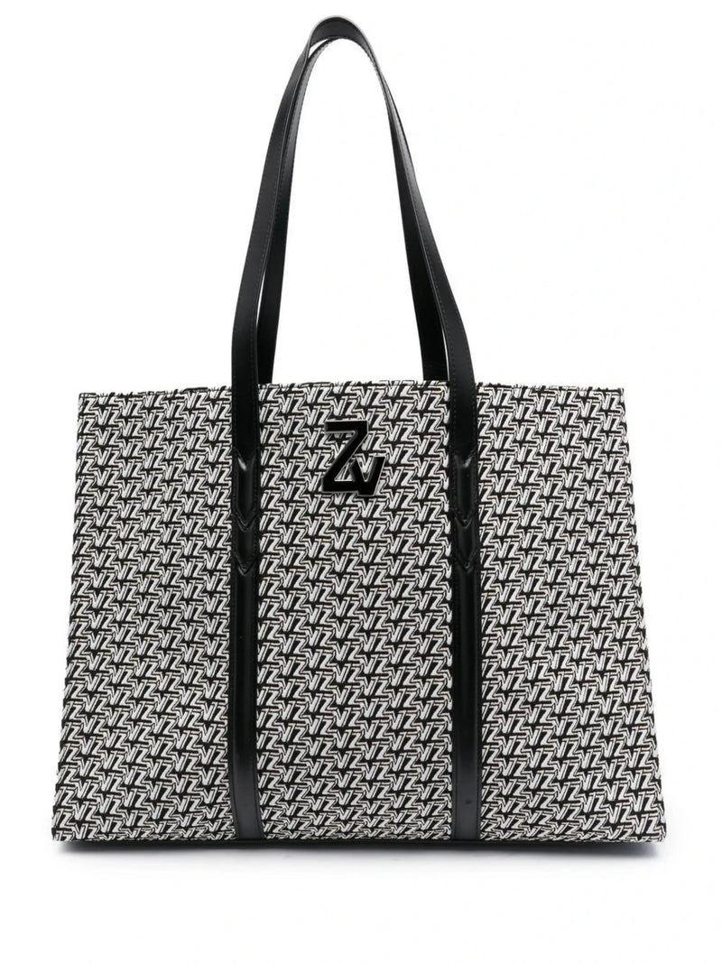Zadig&Voltaire Black Monogram Tote
