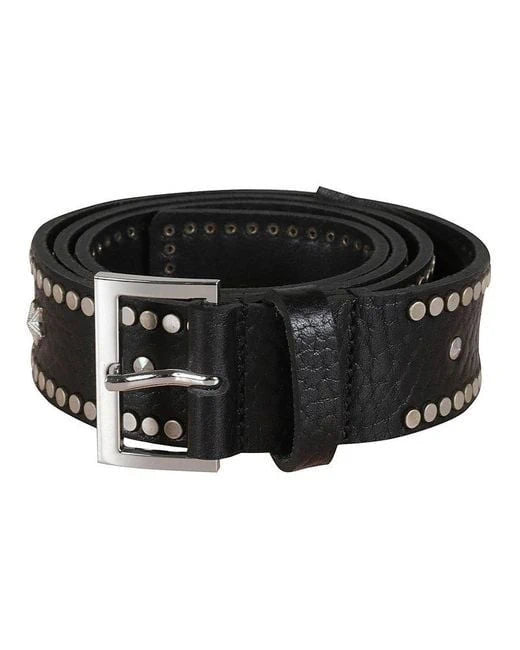Studded Black Belt