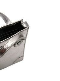 Sunny Metallic Silver Crossbody Bag