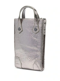 Sunny Metallic Silver Crossbody Bag