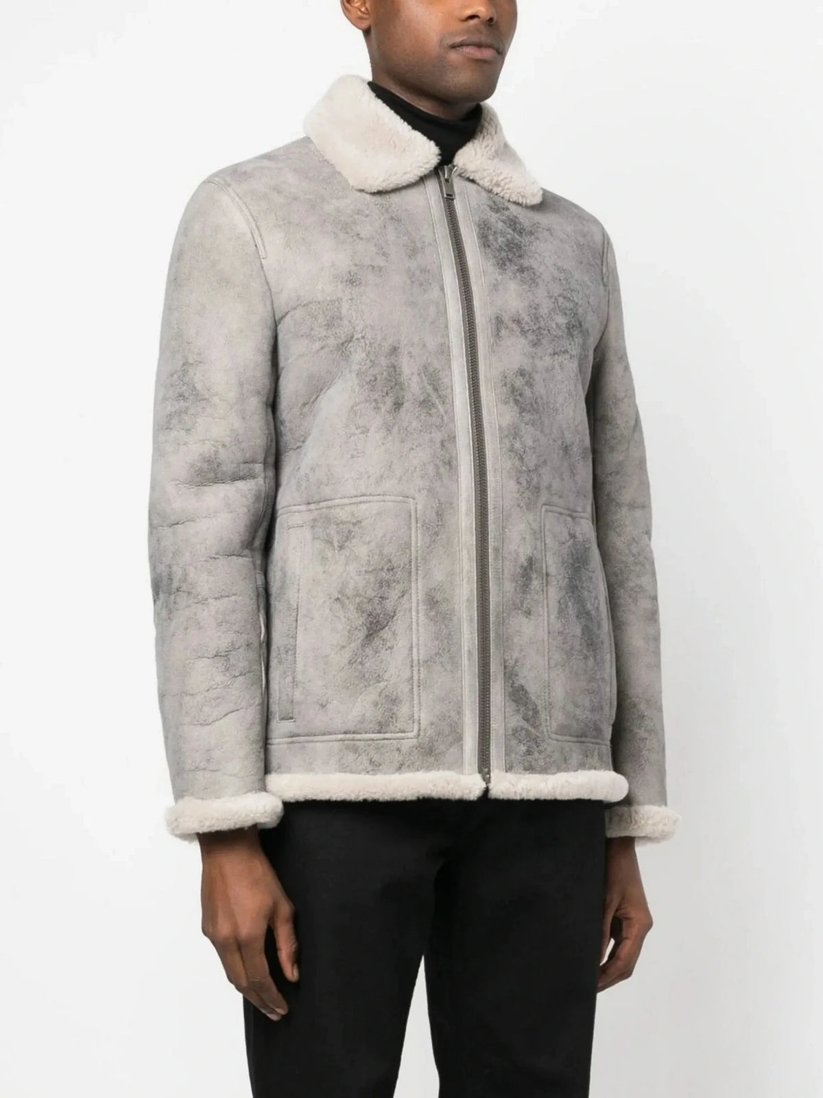 Sheepskin Distressed Naturel Jacket